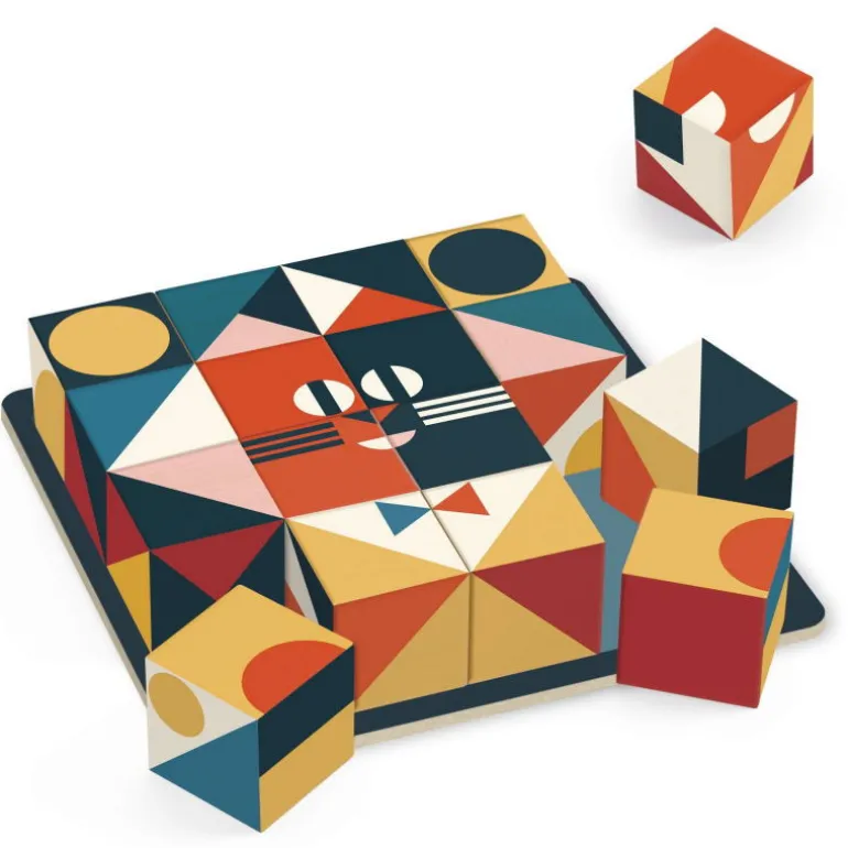 CUBOLOGIC 16 Jeu Sologic de 8576<Djeco Hot