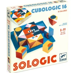 CUBOLOGIC 16 Jeu Sologic de 8576<Djeco Hot