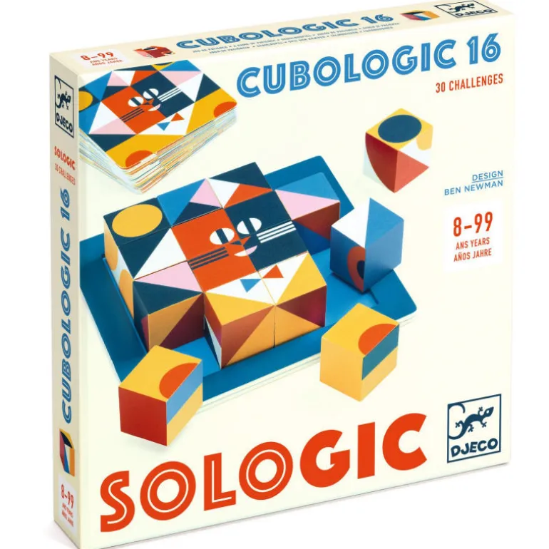 CUBOLOGIC 16 Jeu Sologic de 8576<Djeco Hot