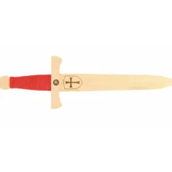 Dague en bois Templier et son fourreau, jouet 848<VAH Best