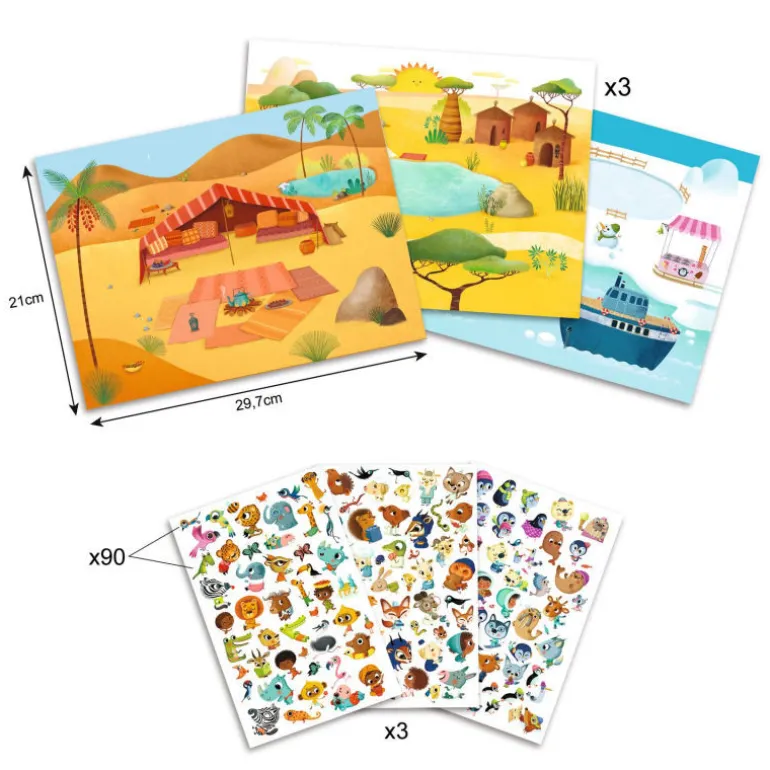 Décalcomanies 9560<Djeco Flash Sale