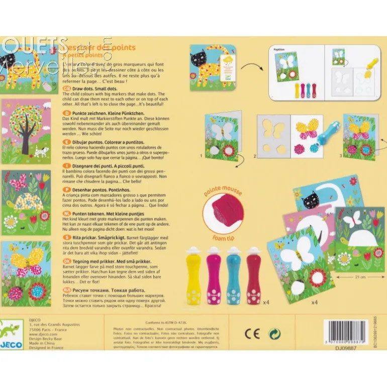 Dessiner des points en peinture "A petits points" 9887<Djeco New