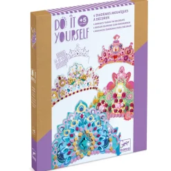 Diadèmes mosaïques à décorer "Comme une princesse" DIY 7901<Djeco Outlet
