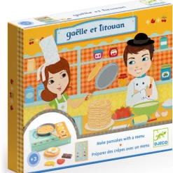Dinette crêpes Gaelle et Titouan 6530<Djeco Discount