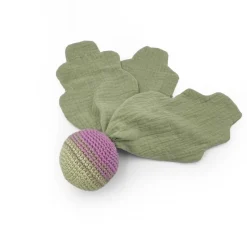 Doudou en coton bio "le navet rayé violet" The veggy toys<MyuM New