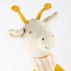 Doudou girafe en mousseline de coton jaune moutarde 39926<SIGIKID Online