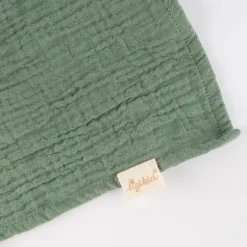 Doudou éléphant en mousseline de coton vert tilleul 39927<SIGIKID Fashion