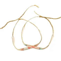 Duo de bracelets You & Me "Miyuki et Coeurs" 0018<Djeco Fashion