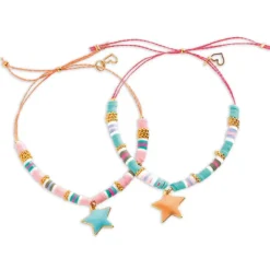 Duo de bracelets You & Me "Heishi Etoiles" 0021<Djeco New