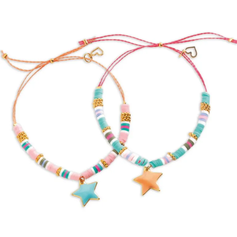 Duo de bracelets You & Me "Heishi Etoiles" 0021<Djeco New