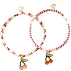 Duo de bracelets You & Me "Tila et cerises" 0017<Djeco Sale