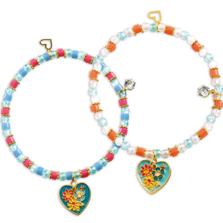 Duo de bracelets You & Me "Enfilage Coeur" 0010<Djeco Cheap