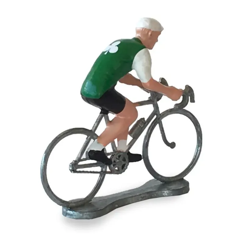 Figurine cycliste maillot Irlande _ Bernard & Eddy<Bernard & Eddy Online