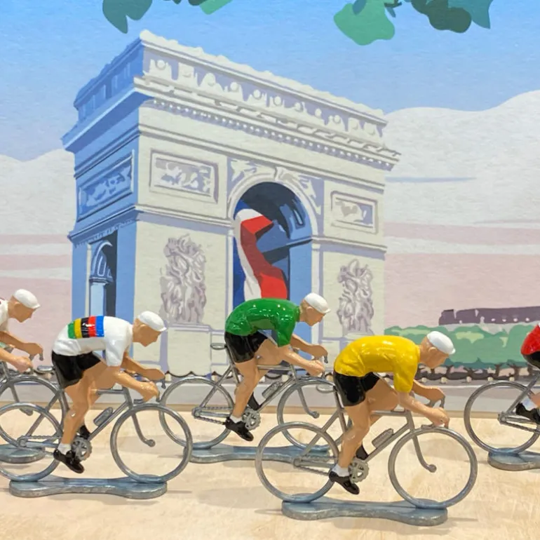 Figurine cycliste maillot vert _ Bernard & Eddy<Bernard & Eddy Cheap