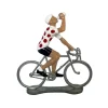 Figurine cycliste "assoiffé" maillot blanc à pois _ Bernard & Eddy<Bernard & Eddy Flash Sale
