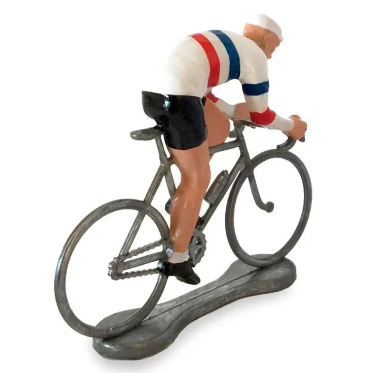 Figurine cycliste sprinteur maillot France _ Bernard & Eddy<Bernard & Eddy Fashion
