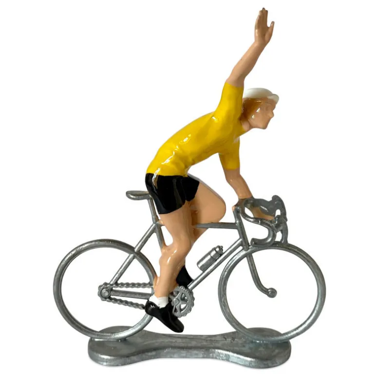 Figurine cycliste winner maillot jaune_ Bernard & Eddy<Bernard & Eddy Store