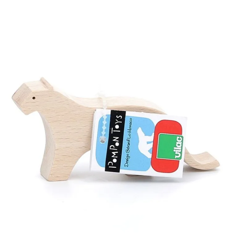 Figurine d'animal en bois "Panthère" de Pompon, 9103C<VILAC Best