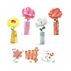 Fleurs et vases à créer "Rétrochic" DIY 7951<Djeco Cheap