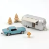 Ford Mustang 1968 Bleue avec caravane Airstream 1-43<NOREV Cheap