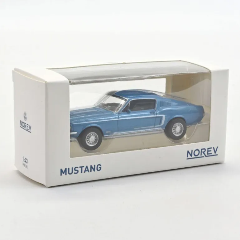 Ford Mustang GT Fastback 1968 bleu Acapulco 1-43<NOREV Clearance
