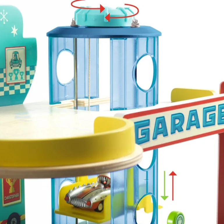 Garage en bois Crazy Motors 5495<Djeco Cheap
