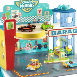 Garage en bois Crazy Motors 5495<Djeco Cheap