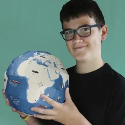 Globe terrestre à assembler Pirouette Cacahouète<PIROUETTE CACAHOUETE Flash Sale