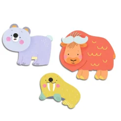 Gommettes autocollantes "Animaux de la banquise" Stickers pour enfants 54<Djeco Shop