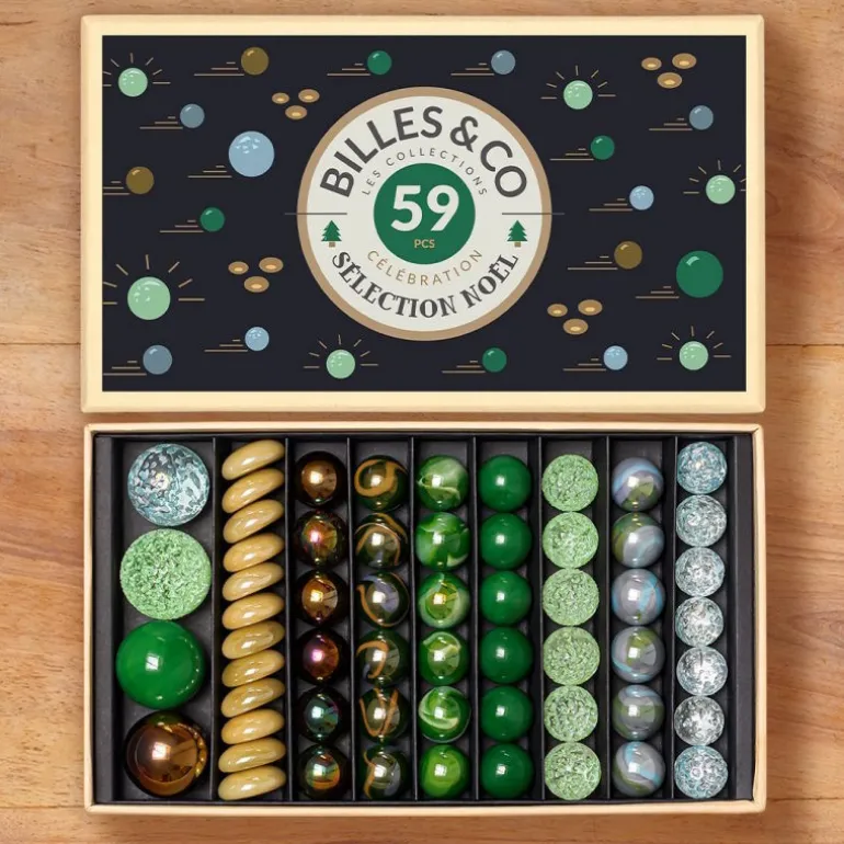 Grand coffret de billes "Sélection Noël" Billes & Co<Billes & Co Discount