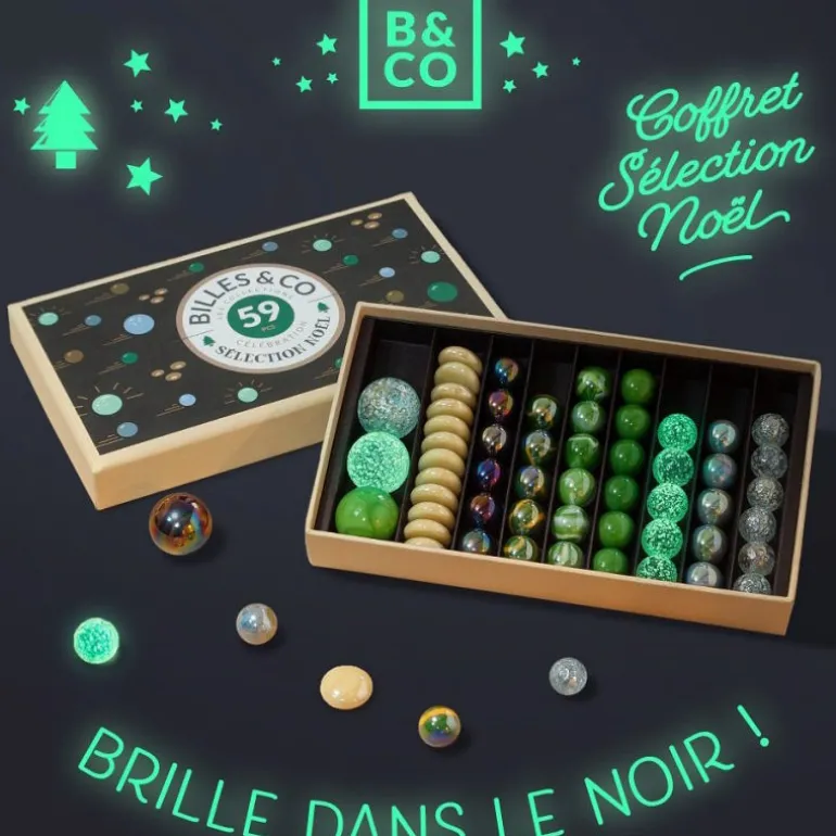 Grand coffret de billes "Sélection Noël" Billes & Co<Billes & Co Discount
