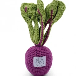 Hochet betterave en crochet "The veggy toys", coton bio<MyuM New