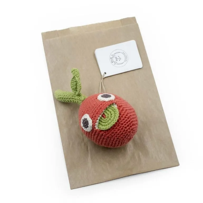 Hochet clémentine en crochet "The veggy toys", coton bio<MyuM Cheap
