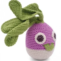 Hochet navet en crochet "The veggy toys", coton bio<MyuM Fashion