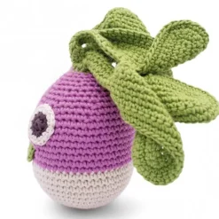 Hochet navet en crochet "The veggy toys", coton bio<MyuM Fashion