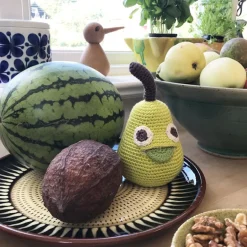 Hochet poire en crochet "The veggy toys", coton bio<MyuM Cheap