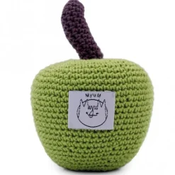 Hochet pomme en crochet "The veggy toys", coton bio<MyuM Best Sale
