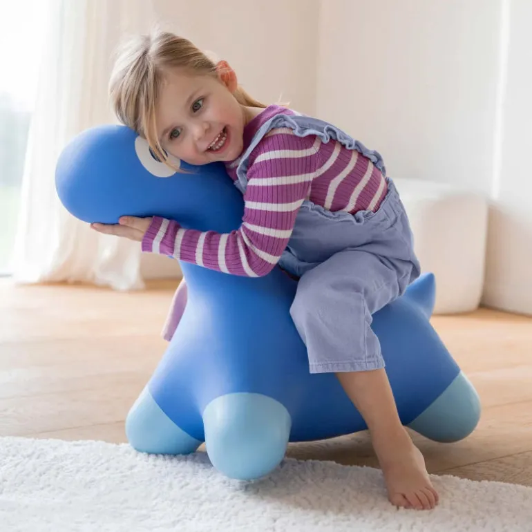 HOPPI dino Bleu cosmique, Animal sauteur<Quut Store