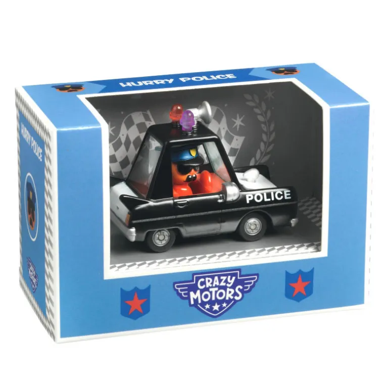 Hurry Police Voiture Crazy Motors 5473<Djeco Flash Sale