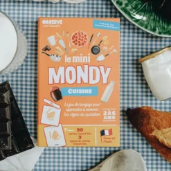 Imagier CUISINE & ALIMENTS mini Mondy, cartes de nomenclature<Observe Montessori Cheap