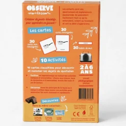 Imagier CUISINE & ALIMENTS mini Mondy, cartes de nomenclature<Observe Montessori Cheap