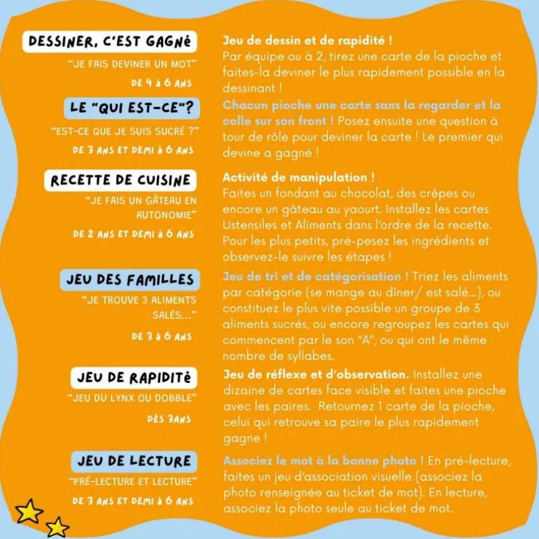Imagier CUISINE & ALIMENTS mini Mondy, cartes de nomenclature<Observe Montessori Cheap