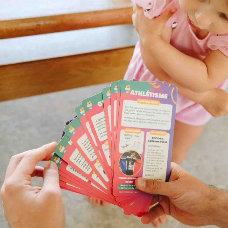 Imagier des SPORTS OLYMPIQUES mega Mondy, cartes de nomenclature<Observe Montessori Clearance