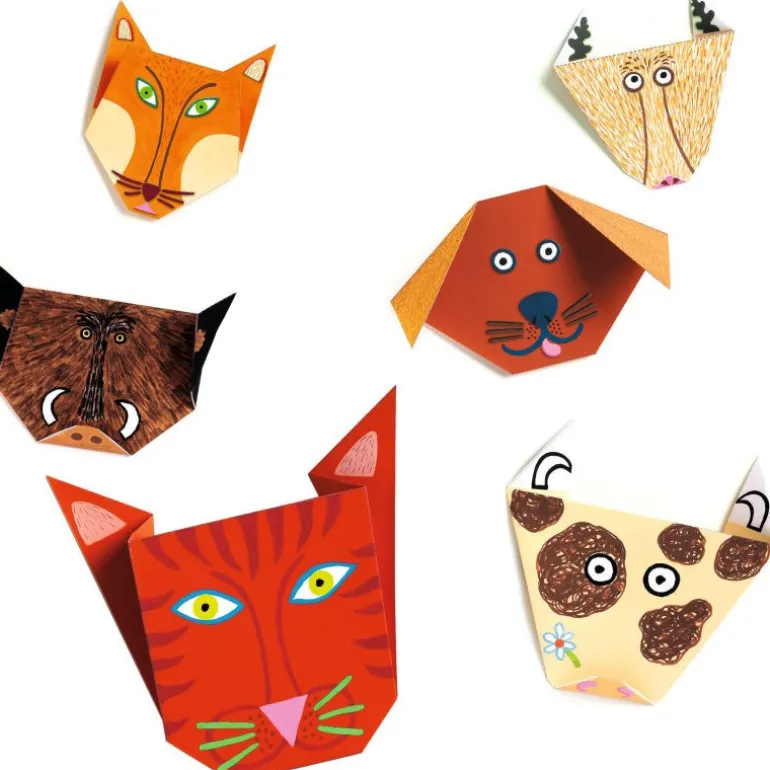 Initiation à l'Origami Animaux, loisir créatif DJO8761<Djeco Fashion