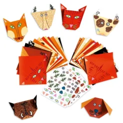 Initiation à l'Origami Animaux, loisir créatif DJO8761<Djeco Fashion