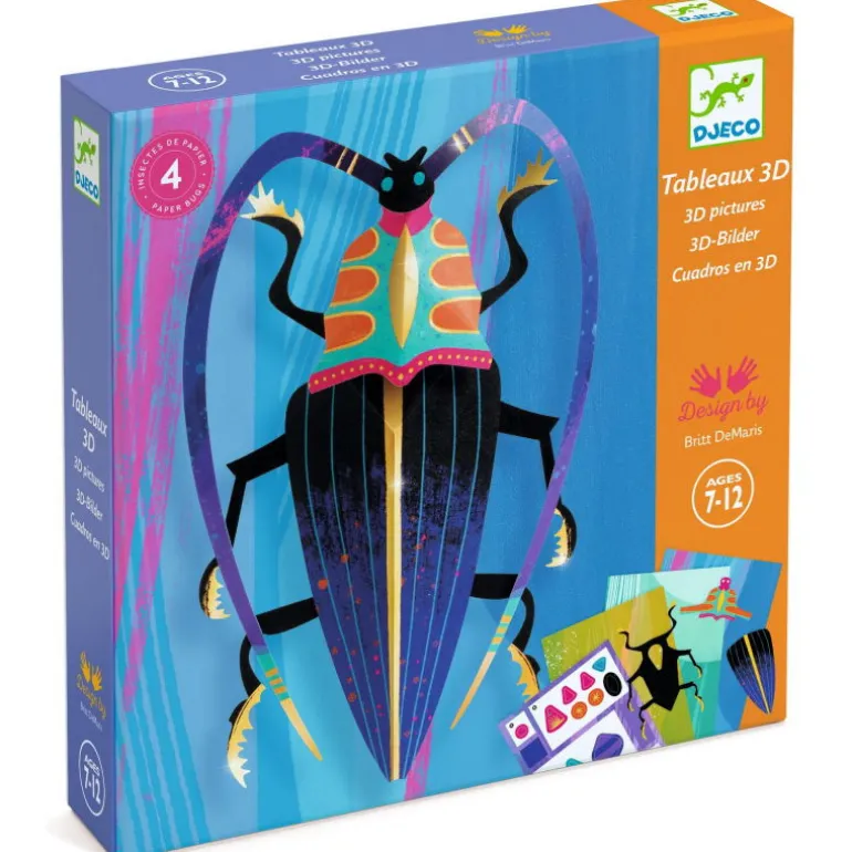 Insectes en papier "Paper bugs" Tableaux en 3D 9449<Djeco Best Sale