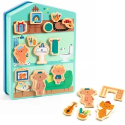 Inzebox InZeHouse, jeu magnétique 3089<Djeco Clearance