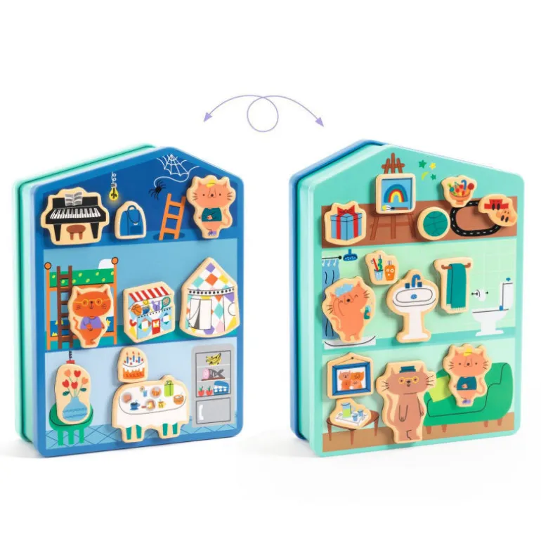 Inzebox InZeHouse, jeu magnétique 3089<Djeco Clearance