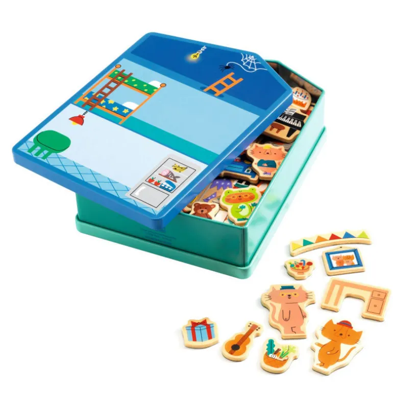Inzebox InZeHouse, jeu magnétique 3089<Djeco Clearance