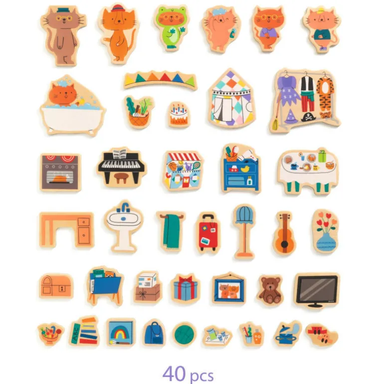 Inzebox InZeHouse, jeu magnétique 3089<Djeco Clearance